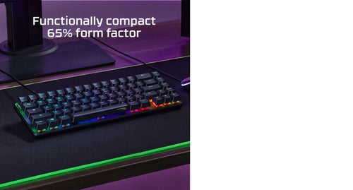 HyperX Alloy Origins 65 - Mechanical Gaming Keyboard - HX Aqua (US Layout) HyperX Alloy Origins 65 - Mechanical Gaming Keyboard - HX Aqua (US Layout)